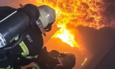 Autobús de pasajeros se calcina en autopista de Veracruz