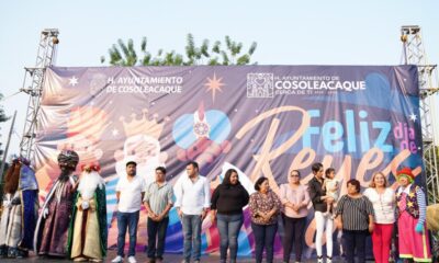 Reyes Magos llegaron a Cosoleacaque
