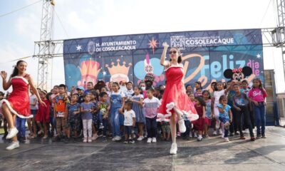 Reyes Magos festejan en grande a cientos de niños de Cosoleacaque