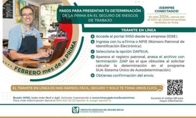 Invita IMSS Veracruz Sur a población patronal a generar Determinación de la Prima de Riesgo de Trabajo