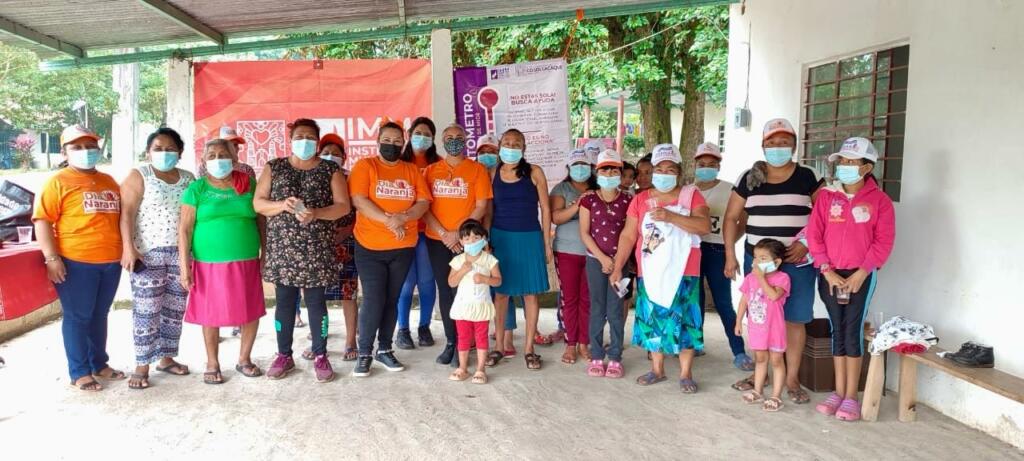 Conmemora Cosoleacaque “Día Naranja”, en la Comunidad de Loma Camalotal