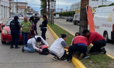 Niña y dama atropelladas en la avenida Justo Sierra