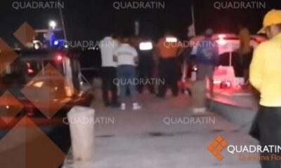 Por mal clima se hunde embarcación en Isla Mujeres, hay tres turistas fallecidos entre ellos un menor de edad