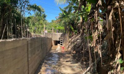 Encajonamiento de arroyo en Barrio Primero de la cabecera municipal de Cosoleacaque