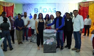 Más 200 parejas de Cosoleacaque se casan, en las Bodas Colectivas 2024