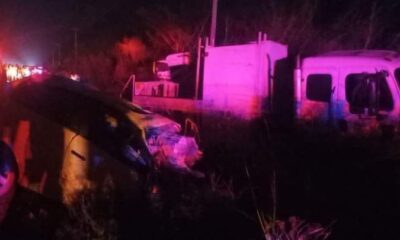 ACCIDENTE EN JESÚS CARRANZA DEJA 4 MUERTOS