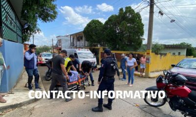 Motociclista herido en accidente vial en el Palmar