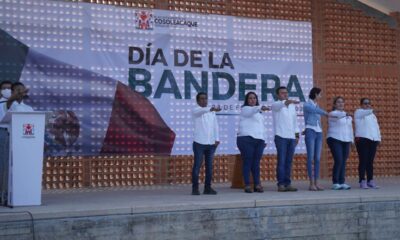 H. Ayuntamiento de Cosoleacaque conmemora el Día de la Bandera