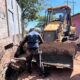 Inicia obra de pavimentación y muro de contención en el callejón Francisco Villa, de la cabecera municipal