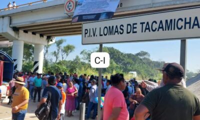 Por incumplimiento del Estado, pobladores de Jáltipan bloquean la autopista Acayucan-Cosoleacaque; exigen pavimentación de camino