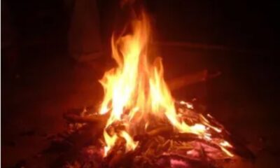 Hombre en estado de ebriedad cae a fogata en Nogales; lo apagan con botella de agua