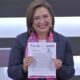Xóchitl Gálvez se registra como candidata a la Presidencia; exige que AMLO no intervenga en la campaña