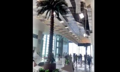 Cae plafón del AIFA; aeropuerto dice que no hay heridos