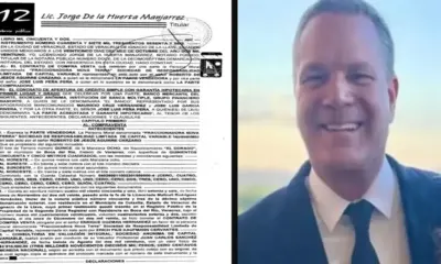 Arturo Castagnè difunde escritura de terreno presuntamente propiedad de esposo de Rocío Nahle; predio en exclusiva zona residencial de Veracruz