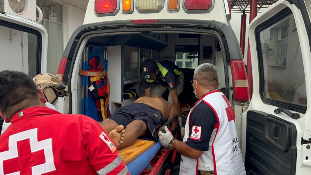 Joven de la localidad de San Martín, derrapó en su motocicleta cerca de San Miguel.