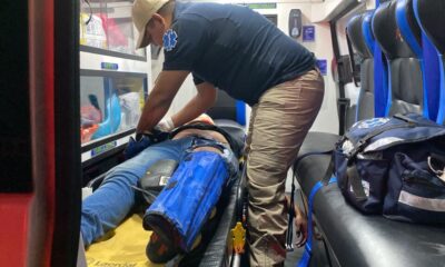 Otro motociclista accidentado en el bulevar de Oluta.