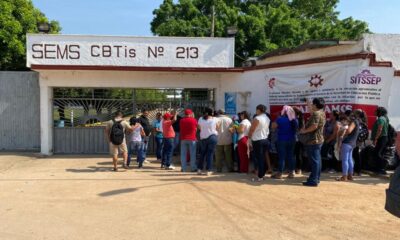 Acaba el plantón en el CBTIS-213; todos a clases