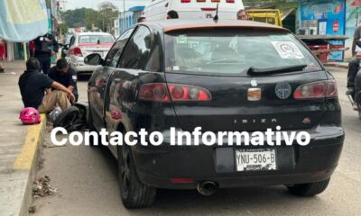 Motociclista herido en la Insurgentes Norte