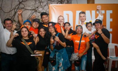 Con los jóvenes hay un buen futuro para México: Dante Delgado.