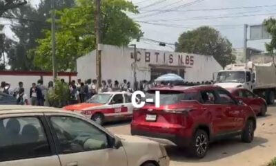 Por advertencia de balacera evacuan el CBTIS-85 en Coatzacoalcos, Ver.