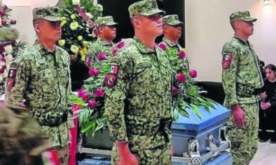 Despiden con honores a joven soldado fallecido