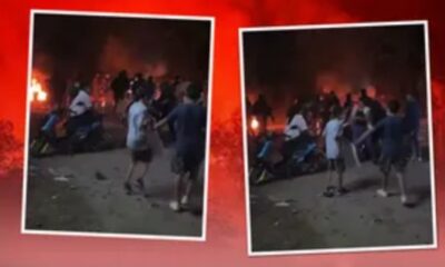 Encapsulan protesta en carretera Tlapacoyan-Atzalan; policías agreden a mujeres y menores de edad