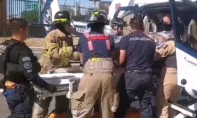 Explosión de pirotecnia al interior de vehículo deja tres personas lesionadas en Aguascalientes