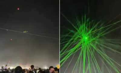 Apuntan con rayo láser a un avión en Tultepec y redes estallan