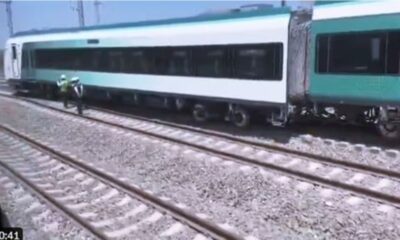 Tren Maya investiga causas de descarrilamiento de vagones en la estación Tixkokob, Yucatán