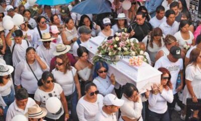 Con gritos de justicia, Taxco despide a Camila, menor secuestrada y asesinada