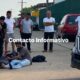 Encontronazo entre moto y camioneta deja gravemente herida a pareja en Minatitlán