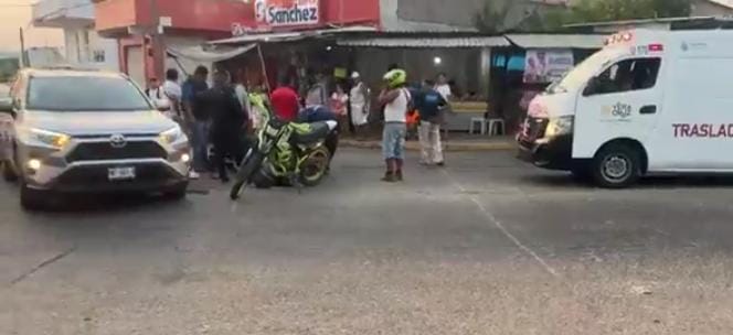 En menos de 72 horas cuatro accidentes en moto en Minatitlán y Cosoleacaque; un muerto entre las víctimas