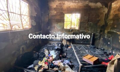 Corto circuito dejó sin hogar a una familia en Mapachapa; los afectados solicitan el apoyo ciudadano 