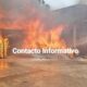 ¡Voraz incendio a punto de consumir casas en Cosoleacaque!
