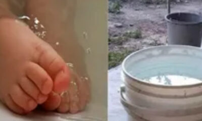 Bebé de un año cae a bote de agua en León; mamá desconoce cuánto tiempo estuvo dentro