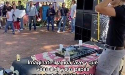 VIDEO | PADRES APOYAN A SU HIJO DJ Y ENTERNECEN LAS REDES