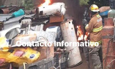 Falleció persona que resultó quemada en incendio de chatarrera; lo habrían rociado con gasolina y baleado