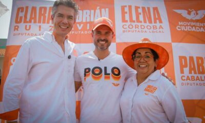 Dante acompañó el inicio de campaña de candidatos a diputados locales de Movimiento Ciudadano región Sotavento