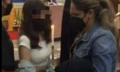 Polémica por joven llevada a iglesia para jurar ante Dios que ya no le hablará a su ex
