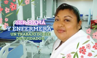 Ser enfermera y mamá, un trabajo doble de cuidados