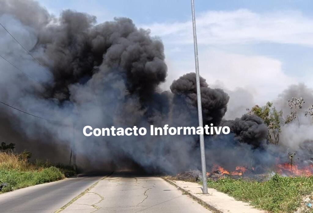 ¡Voraz incendio en el Playón Sur!