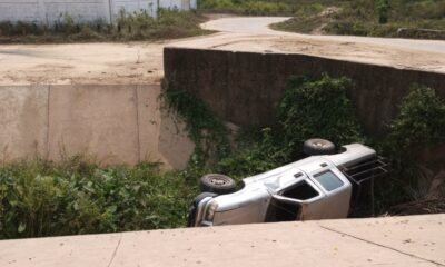 Abuelito termina en un canal de Conagua