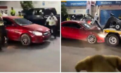 Conductora en CDMX intenta evitar infracción y se estrella contra grúa de la Policía