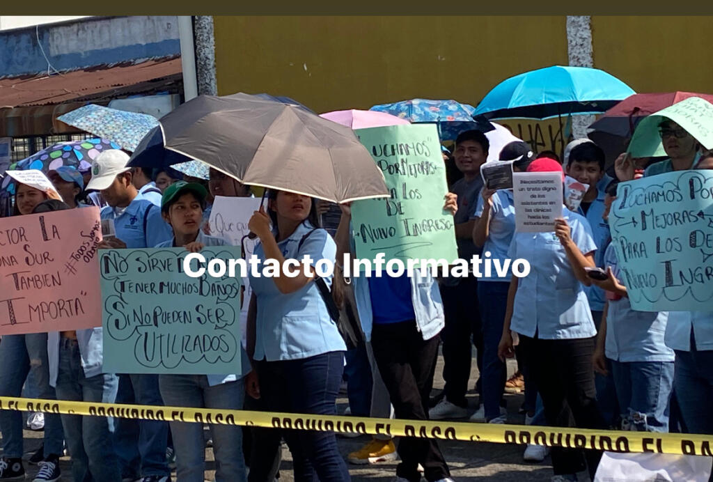 Alumnos de la UV campus Minatitlán exigen en protesta mejoras en instalaciones