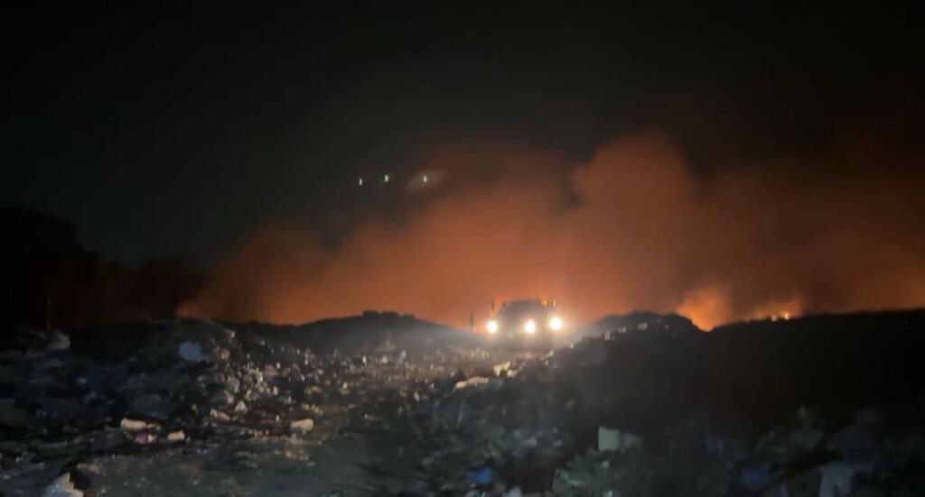 Con diésel incendian el basurero de Nanchital*