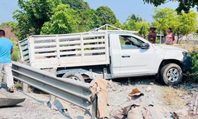 Aparatoso choque en Cosoleacaque; un herido de gravedad