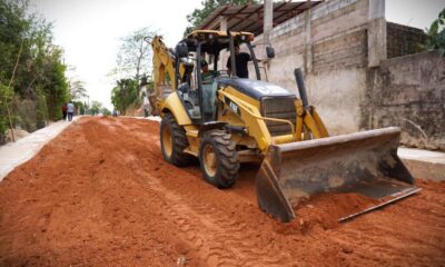 Más obras de pavimentación para el municipio de Cosoleacaque