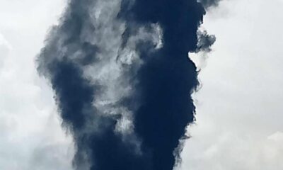 ¡Llovió coque en el río Coatzacoalcos!