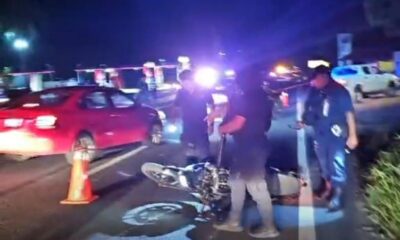 🚨En fatal accidente sobre la carretera #SanAndrésTuxtla-#Catemaco, fallece motociclista