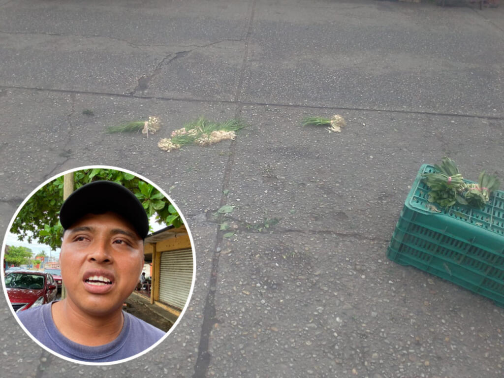 Por conflicto en mercado Solidaridad, deja pérdidas de 800 pesos a campesino